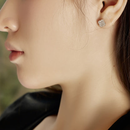 [Lumi Jewels]Four-Leaf Clover Flower Shaped Earrings