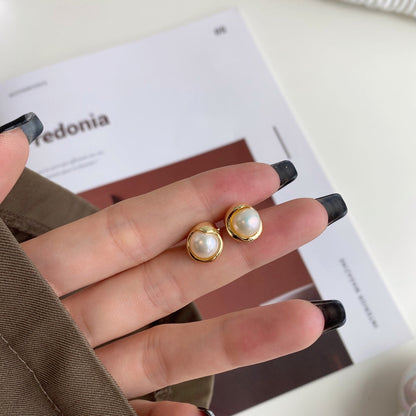[Lumi Jewels]Dainty Bread Pearl Earrings
