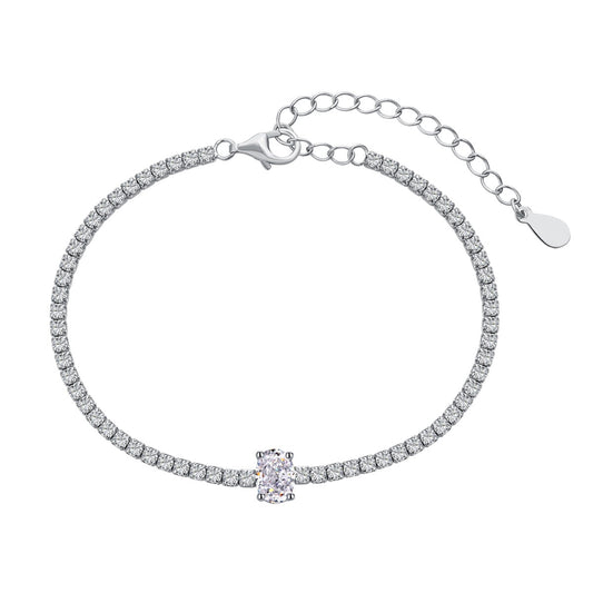 [Lumi Jewels]0.75 Carat Exquisite Oval Cut Daily Bracelet