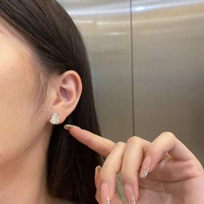 [Lumi Jewels]Dazzling Square Shape Earrings