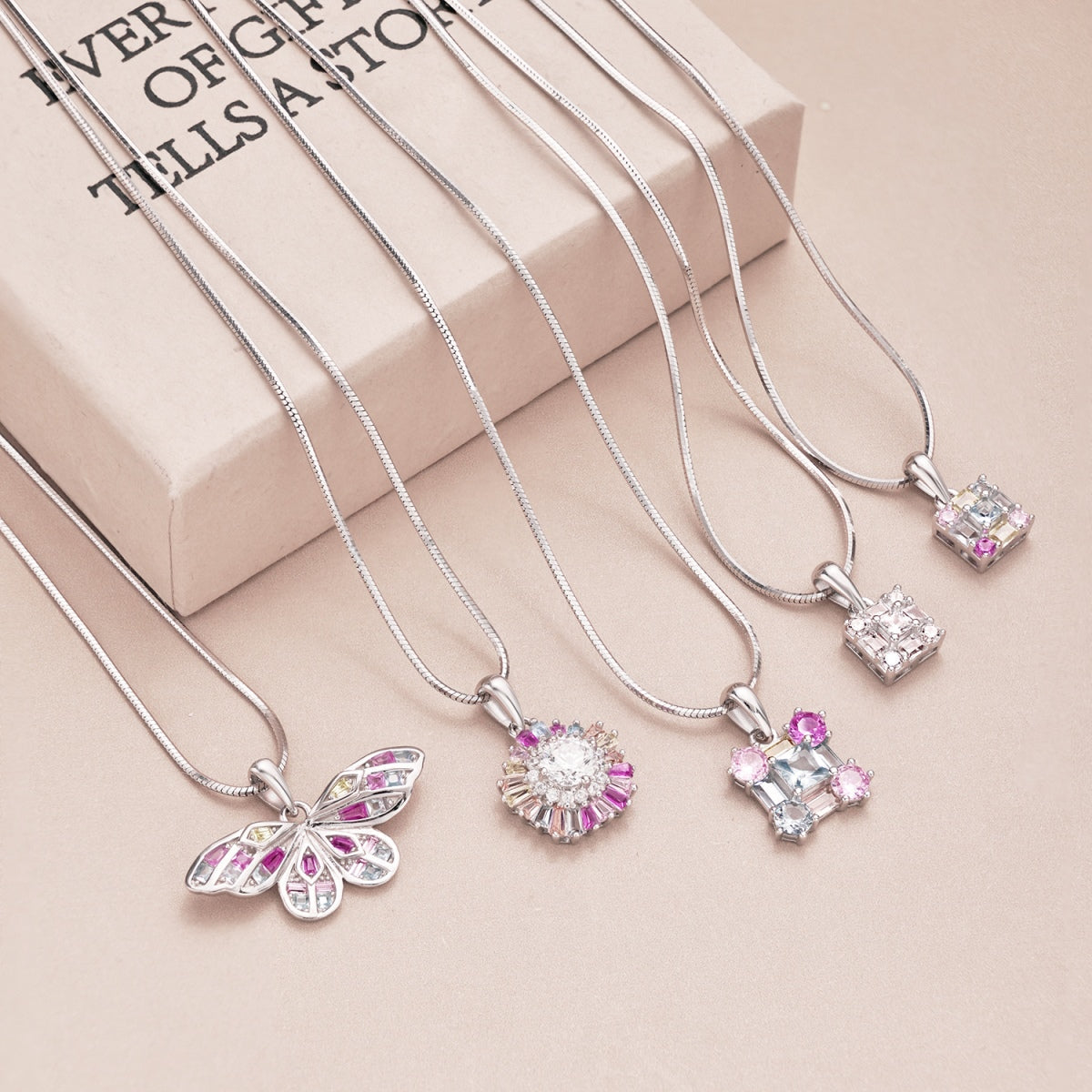 [Lumi Jewels]Charming Flower Colorful Necklace