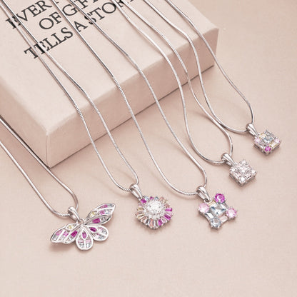 [Lumi Jewels]Charming Flower Colorful Necklace