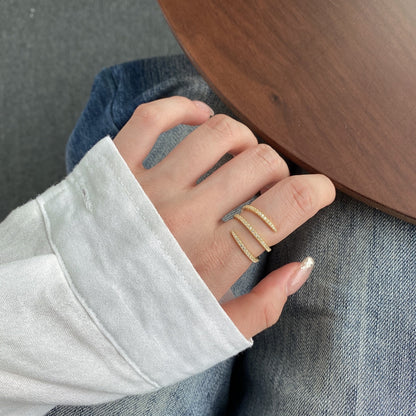 [Lumi Jewels]Unique Vibrant Entangle Daily Ring