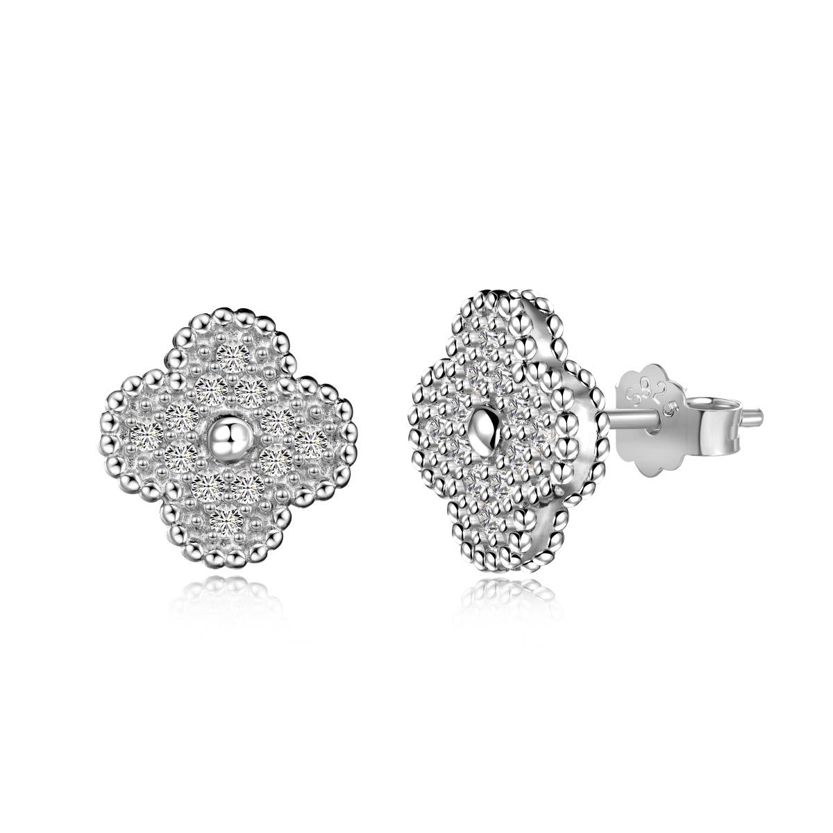 [Lumi Jewels] Boucles d'oreilles tendance trèfle à quatre feuilles