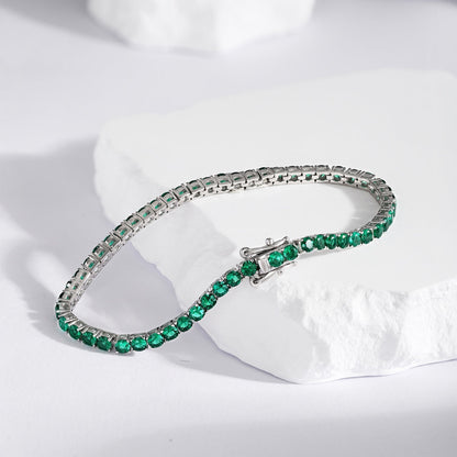 [Lumi Jewels]Radiant Colorful Round Cut Party Bracelet