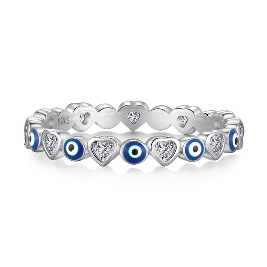 [Lumi Jewels]Radiant Colorful Round Shape Daily Ring