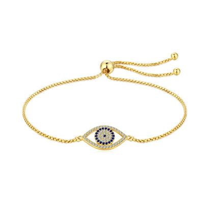 [Lumi Jewels]Dazzling Eye Shape Necklace