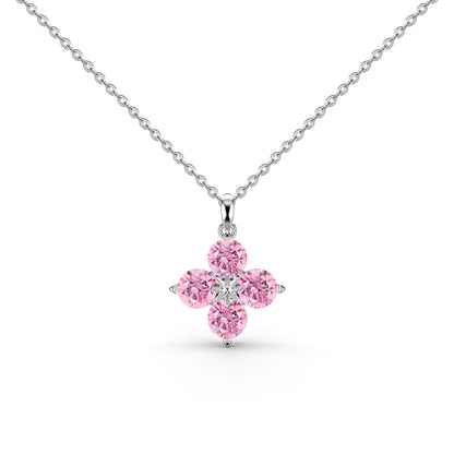 [Lumi Jewels]Four-Leaf Clover And Eight-Pointed Star Necklace