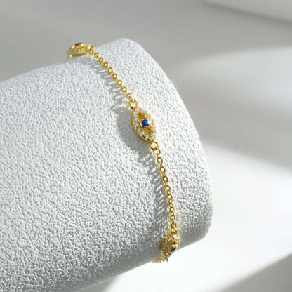 [Lumi Jewels]Evil Eye Shape Pendent Necklace