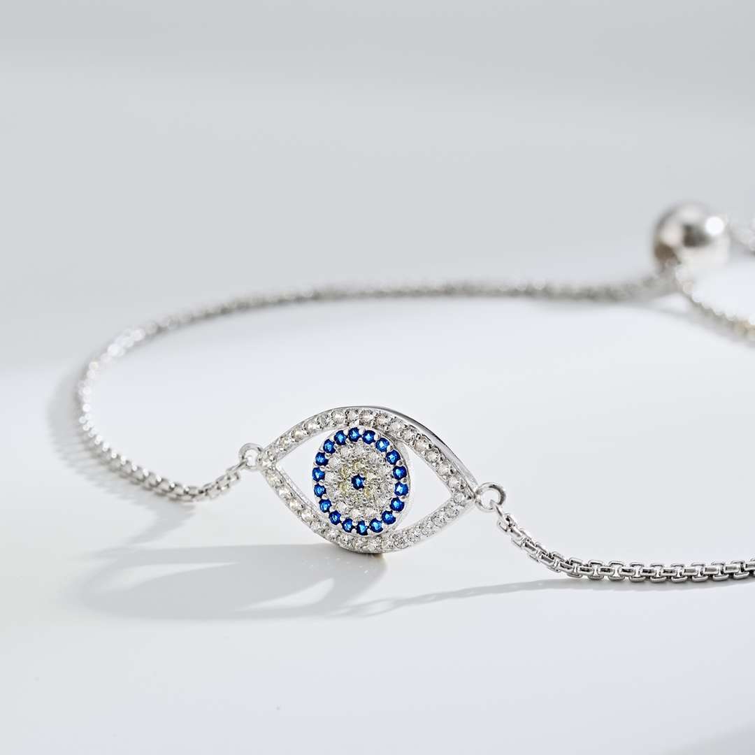 [Lumi Jewels]Dazzling Eye Shape Necklace