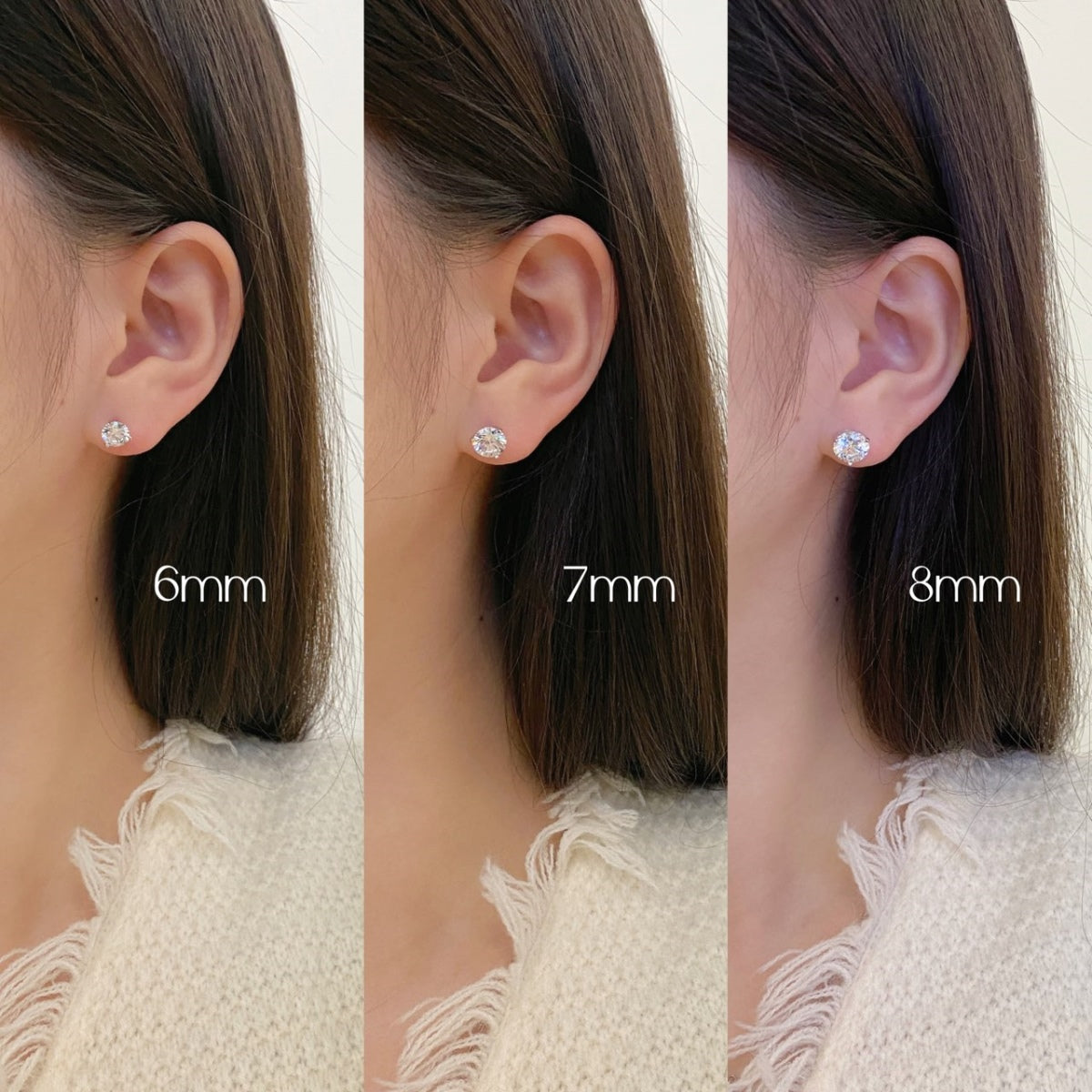 [Lumi Jewels]Dainty Round Shape Earrings