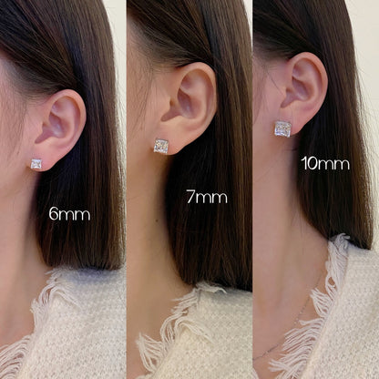 [Lumi Jewels]Delicate Square Shape Earrings