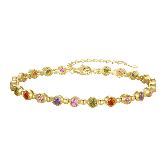 [Lumi Jewels]Sparkling Exquisite Round Cut Party Bracelet