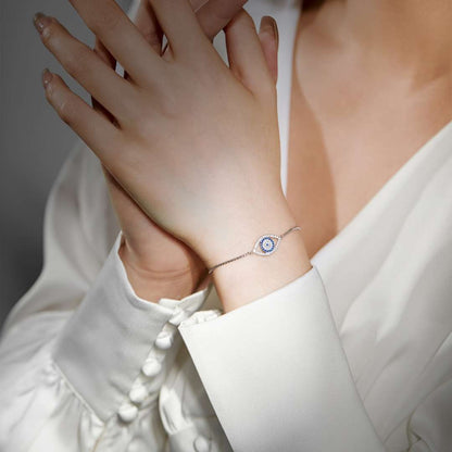 [Lumi Jewels]Dazzling Eye Shape Necklace