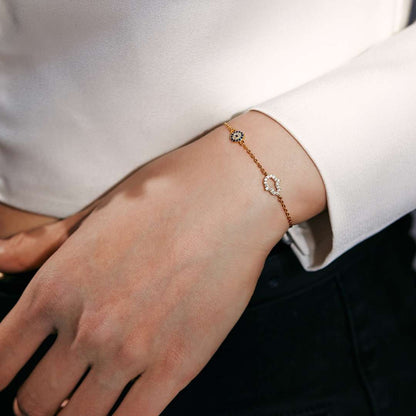 [Lumi Jewels]Gost Shape & Round Shape Necklace