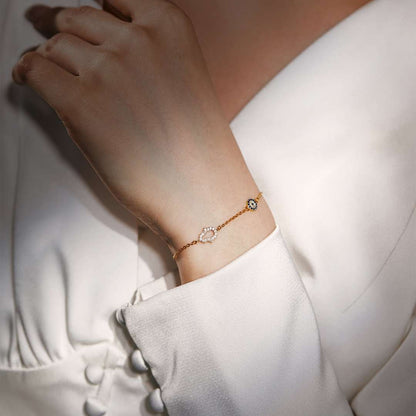 [Lumi Jewels]Gost Shape & Round Shape Necklace