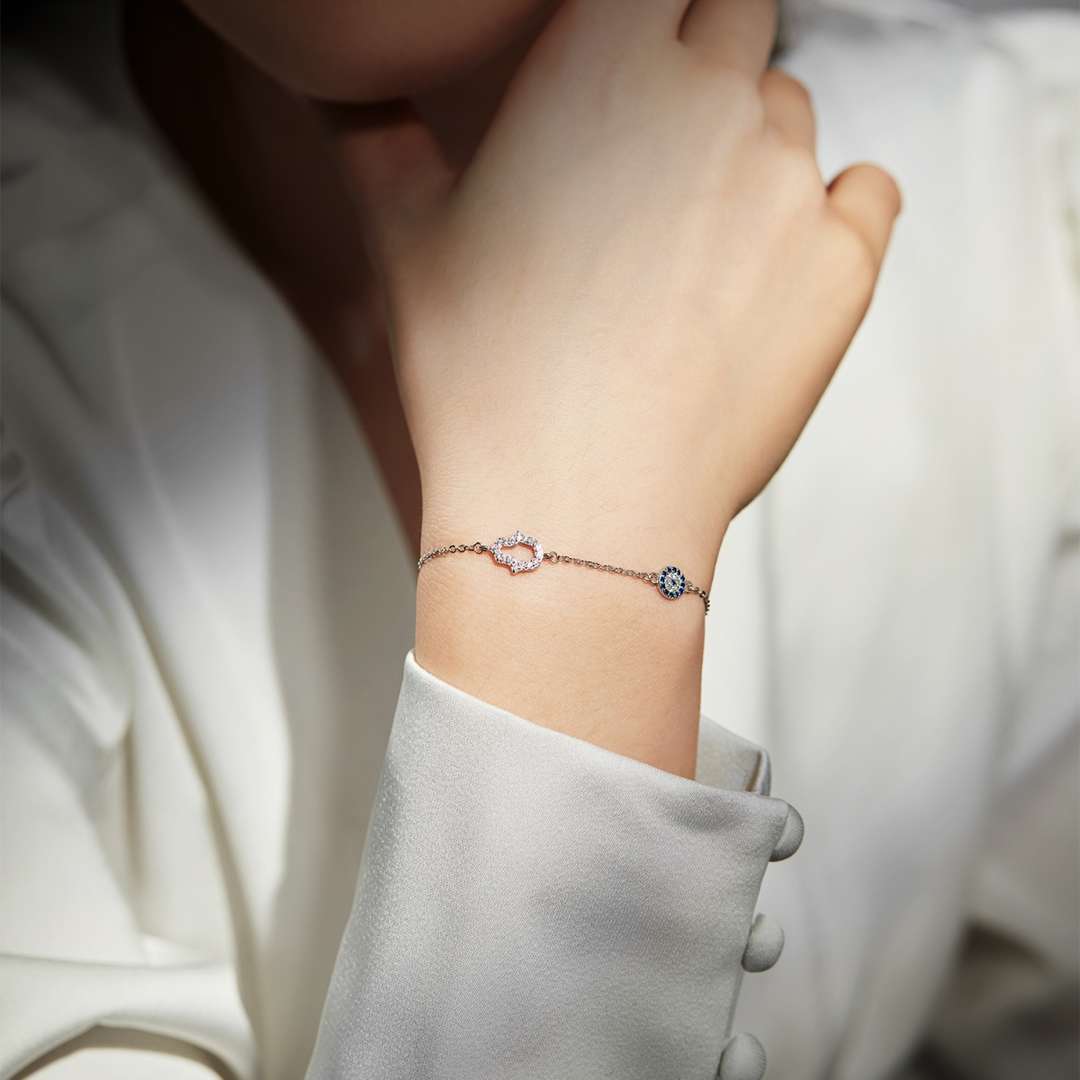 [Lumi Jewels]Gost Shape & Round Shape Necklace