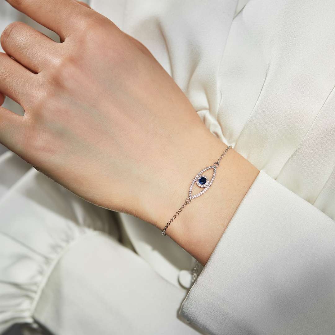 [Lumi Jewels]Devil's Eye Hollow Design Bracelet