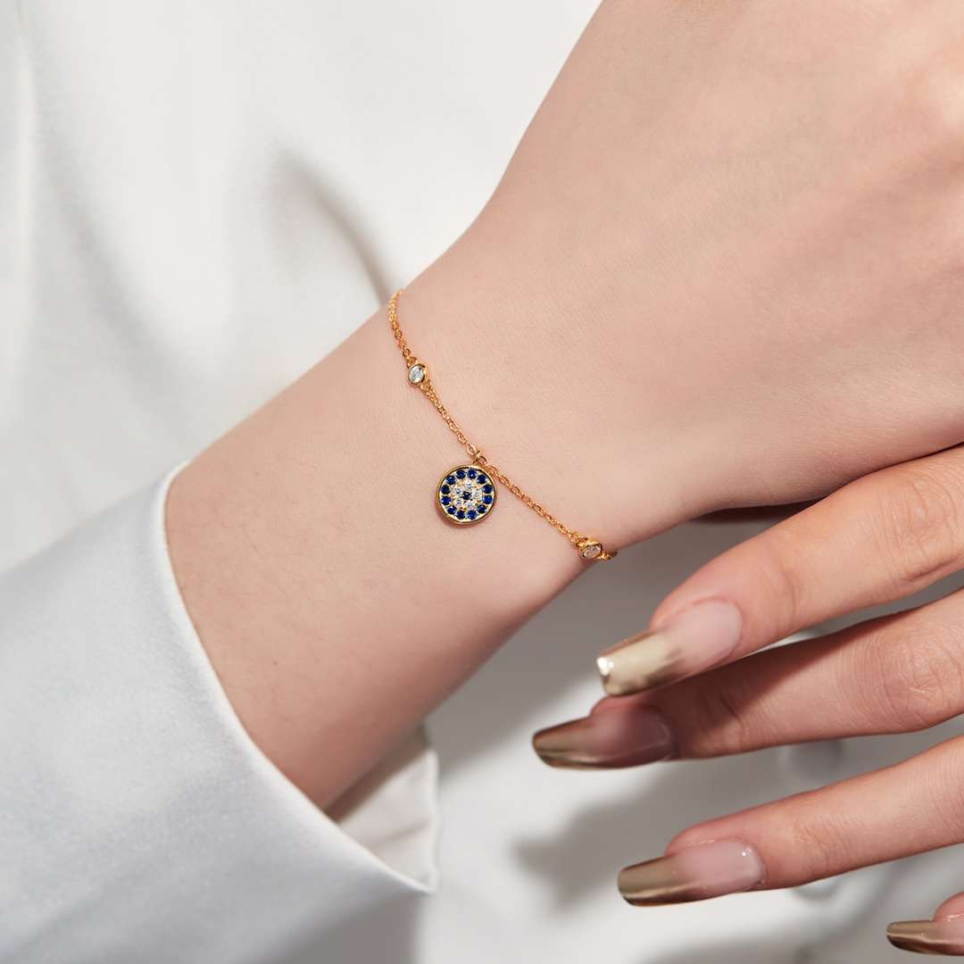 [Lumi Jewels]Devil's Eye Round Shape Bracelet