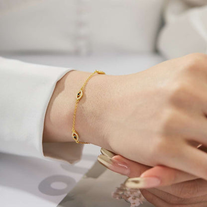 [Lumi Jewels]Evil Eye Shape Pendent Necklace