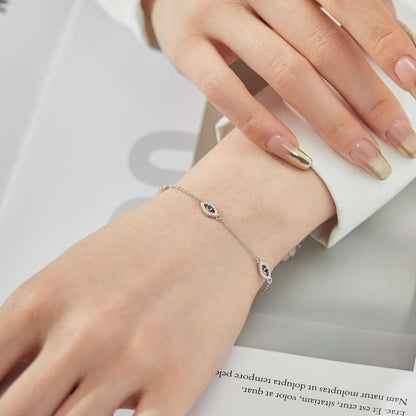 [Lumi Jewels]Evil Eye Shape Pendent Necklace