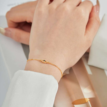 [Lumi Jewels]Evil Eye Shape Necklace