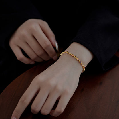 [Lumi Jewels]Sparkling Exquisite Round Cut Party Bracelet