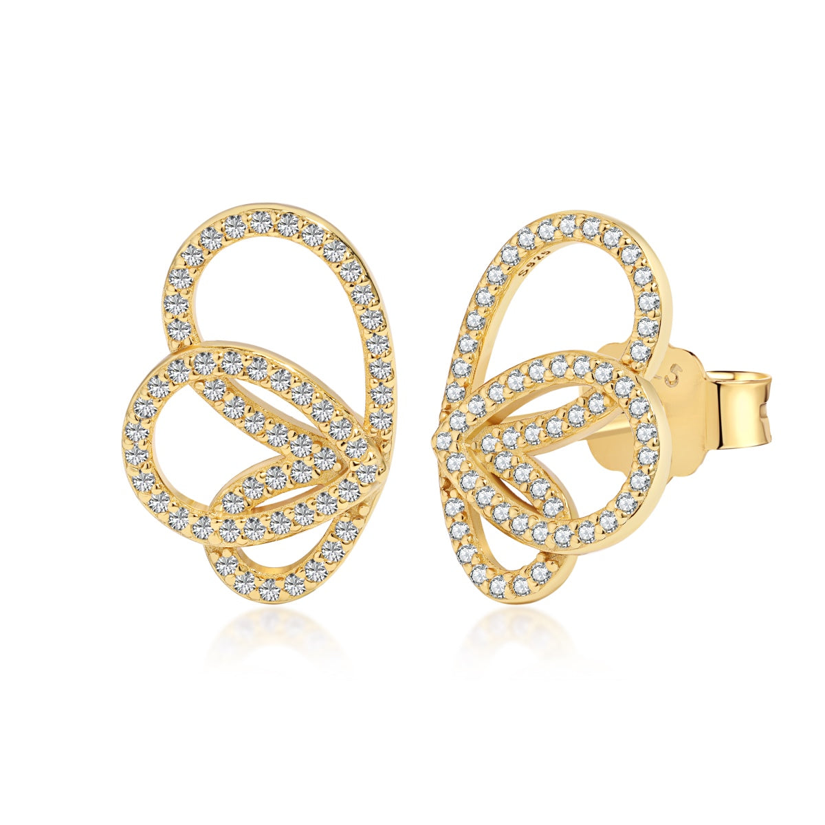 [Lumi Jewels]Exquisite Butterfly Shape Earrings
