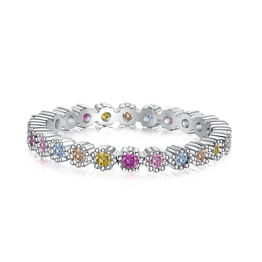 [Lumi Jewels]Exquisite Colorful Round Cut Party Ring