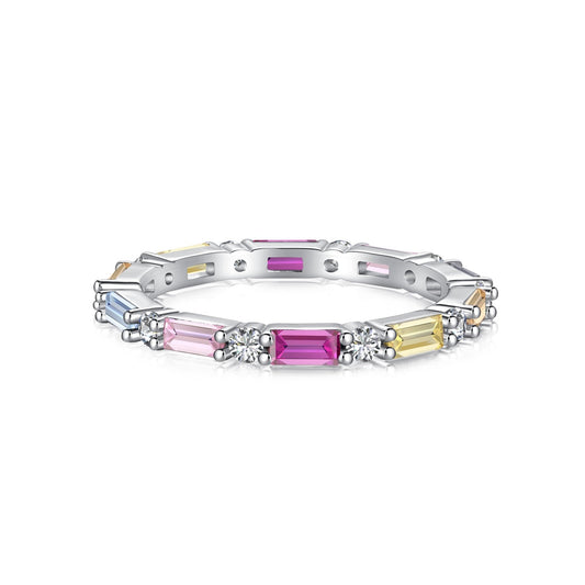 [Lumi Jewels]Lively In Shades Elegant Radiant Cut Daily Ring