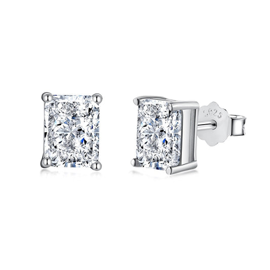[Lumi Jewels]Radiant Luxurious Princess Cut Daily Earrings