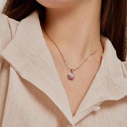 [Lumi Jewels]Charming Flower Colorful Necklace