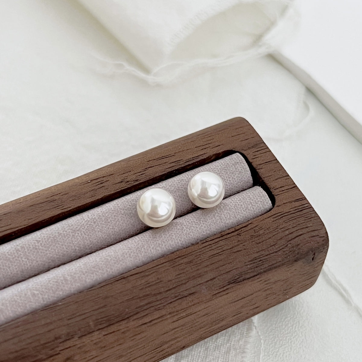 [Lumi Jewels]Delicate Pearl Earrings