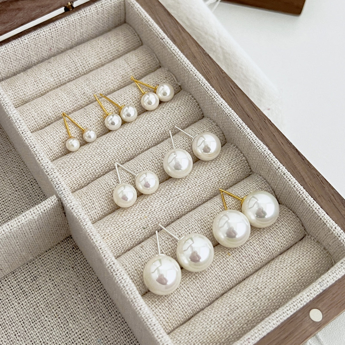 [Lumi Jewels]Delicate Pearl Earrings