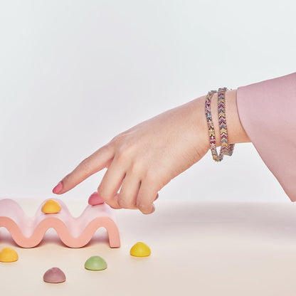 [Lumi Jewels]Radiant Colorful Emerald Cut Party Bracelet
