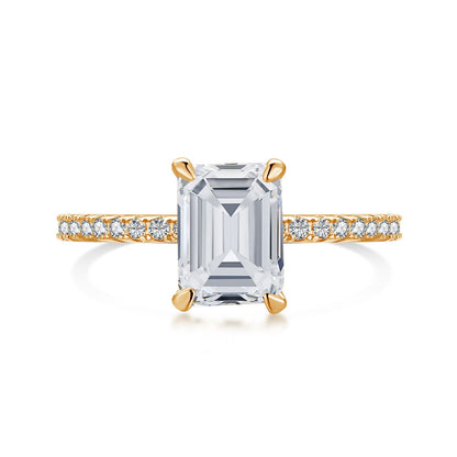 [Lumi Jewels]2.0 Carat Scintillating Ornate Radiant Cut Party Ring