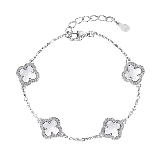 [Lumi Jewels]Bracelet Trèfle à quatre feuilles exquis