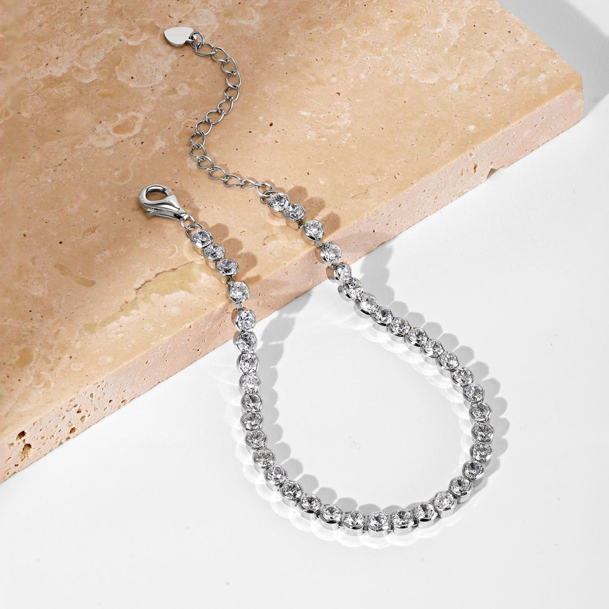 [Lumi Jewels]Dazzling Sparkling Round Cut Daily Bracelet