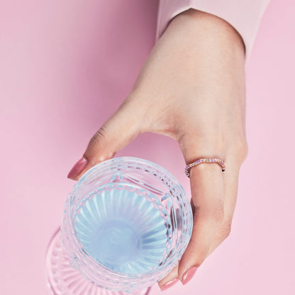 [Lumi Jewels]Dainty Colorful Round Cut Party Ring