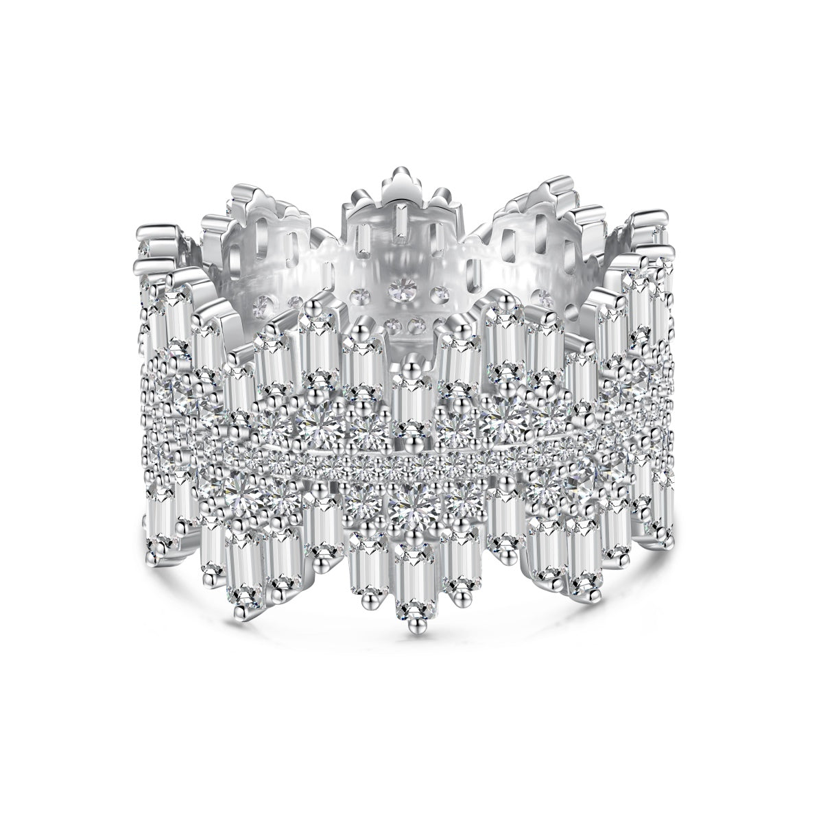 [Lumi Jewels]Luxurious Colorful Radiant Cut Daily Ring