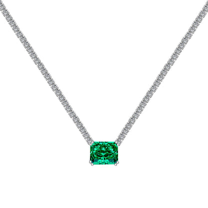 [Lumi Jewels]4.0 Carat Elegant Radiant Cut Necklace