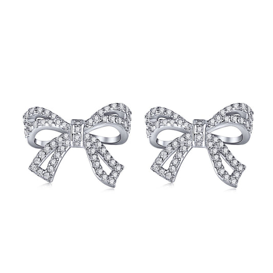 [Lumi Jewels]Dainty Bow Shape Earrings