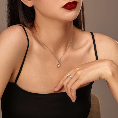 [Lumi Jewels]Delicate Water Drop Shape Fashion Necklace