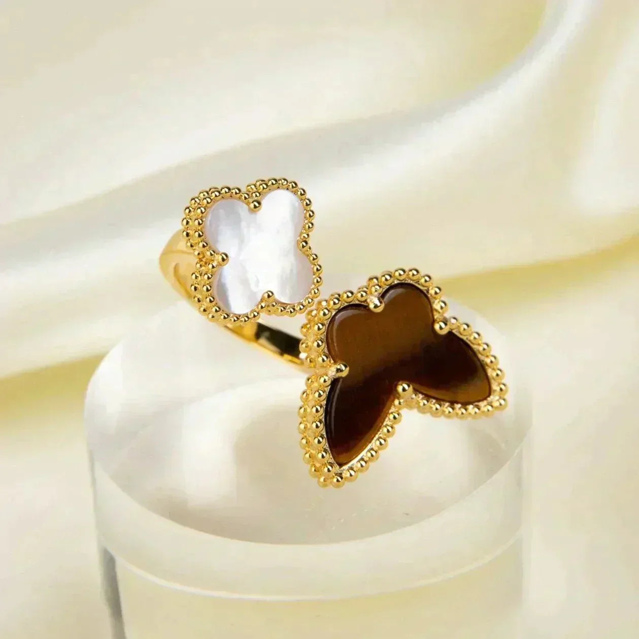 [Lumi Jewels]LUCKY BETWEEN THE FINGER RING