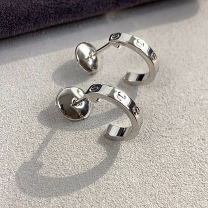 [Lumi Jewels]LOVE EARRINGS 2.65MM SILVER