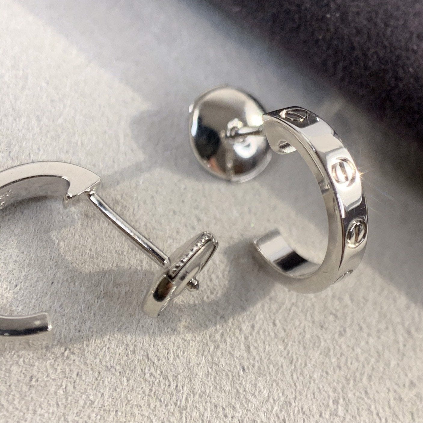 [Lumi Jewels]LOVE EARRINGS 2.65MM SILVER