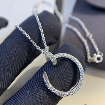 [Lumi Jewels]JUSTE NECKLACE SILVER DIAMONDS