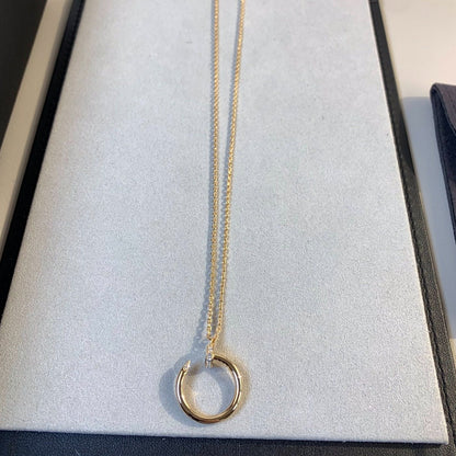[Lumi Jewels]JUSTE NECKLACE PINK GOLD