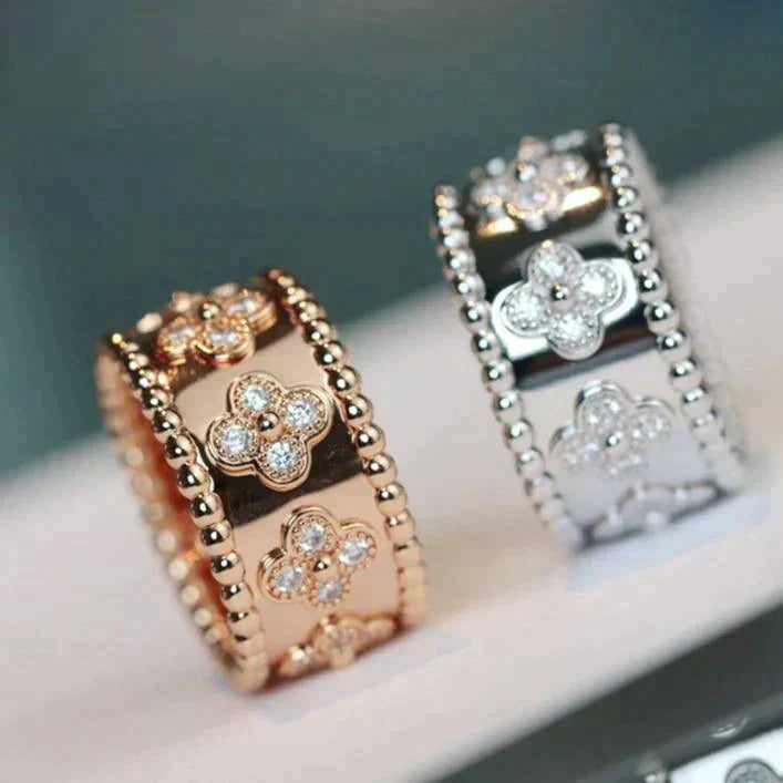 [Lumi Jewels]CLOVER KALEIDOSCOPE RING 10MM