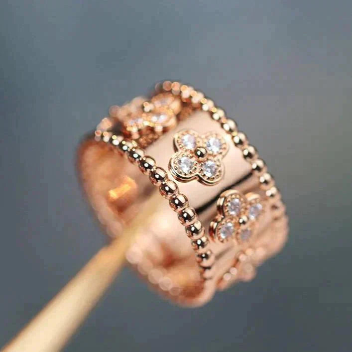 [Lumi Jewels]CLOVER KALEIDOSCOPE RING 10MM